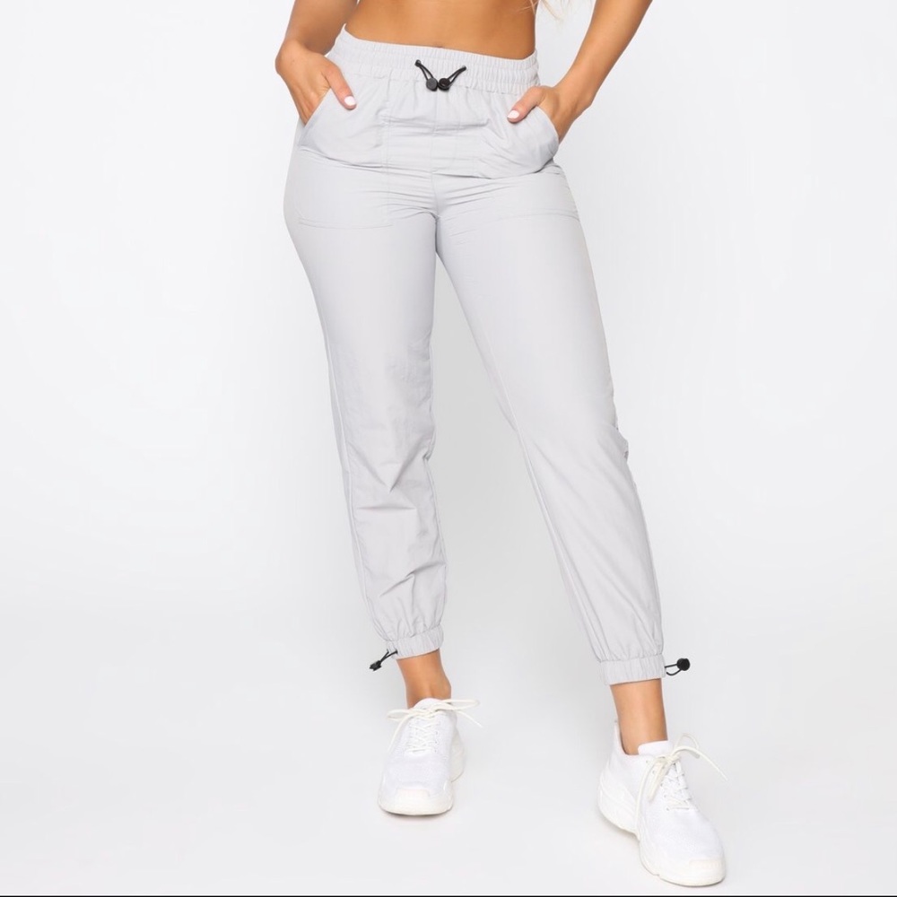 Grey Drawstring Joggers